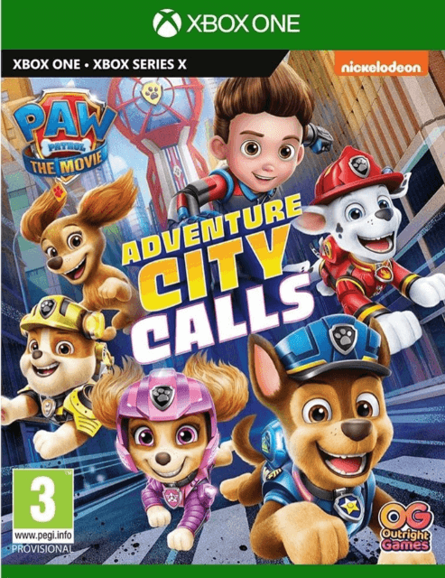 PAW Patrol The Movie: Adventure City Calls box art for Xbox One
